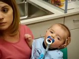 8 Month Old Deaf Baby's Reaction To Cochlear Implant Being Activated (hq).mov