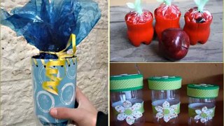 35 ideas y botella de reciclaje creativo tapa/tapón de plástico-kreative Ideen und Recycling-Flaschenverschluss / Kunsts