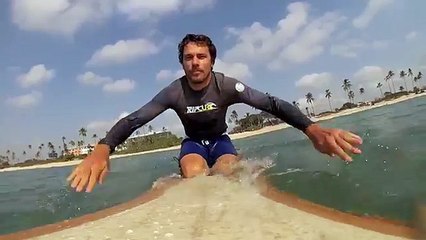 Surfing Coco Beach, Tanzania