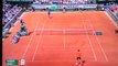 Tennis - L'échange incroyable du match de Tennis Rafael Nadal - Novak Djokovic