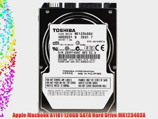 Apple Macbook A1181 120GB SATA Hard Drive MK1234GSX