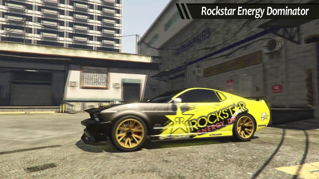 GTA 5 "Rockstar Energy" Dominator Gameplay ! - GTA 5 PC MOD