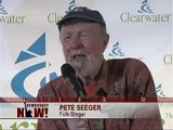 Pete Seeger answers questions on his 90th Birthday. Democracy Now 5/4/09 3 of 15