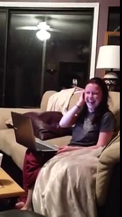 Kristen laughing hysterically
