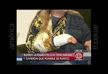 Surquillo: ‘bujiero’ atacó con cuchillo a mujer que lo enfrentó
