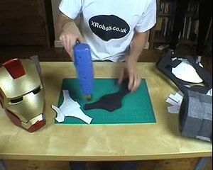 XRobots - How to modify pepakura templates for foam, includes my Iron Man cosplay costume suit
