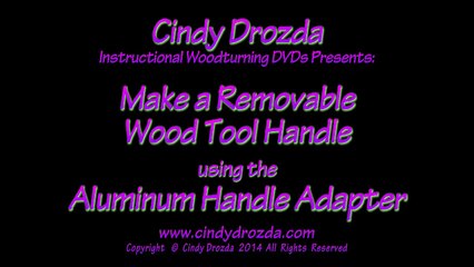 Make a Removable Wood Tool Handle for Woodturning Tools