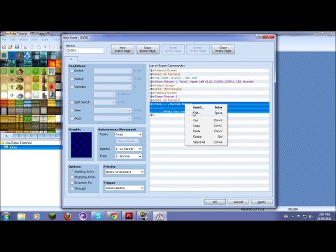 RPG Maker VX Tutorial 1 - Creating an Intro