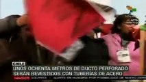 Emoción en Chile porque se concluyó la realización del túnel para rescatar a mineros