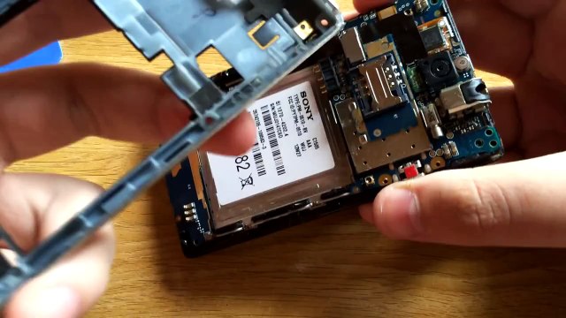 Desmontar - Cambiar pantalla táctil LCD Sony XPERIA E C1505 DIsassembly - Replace touch screen lcd