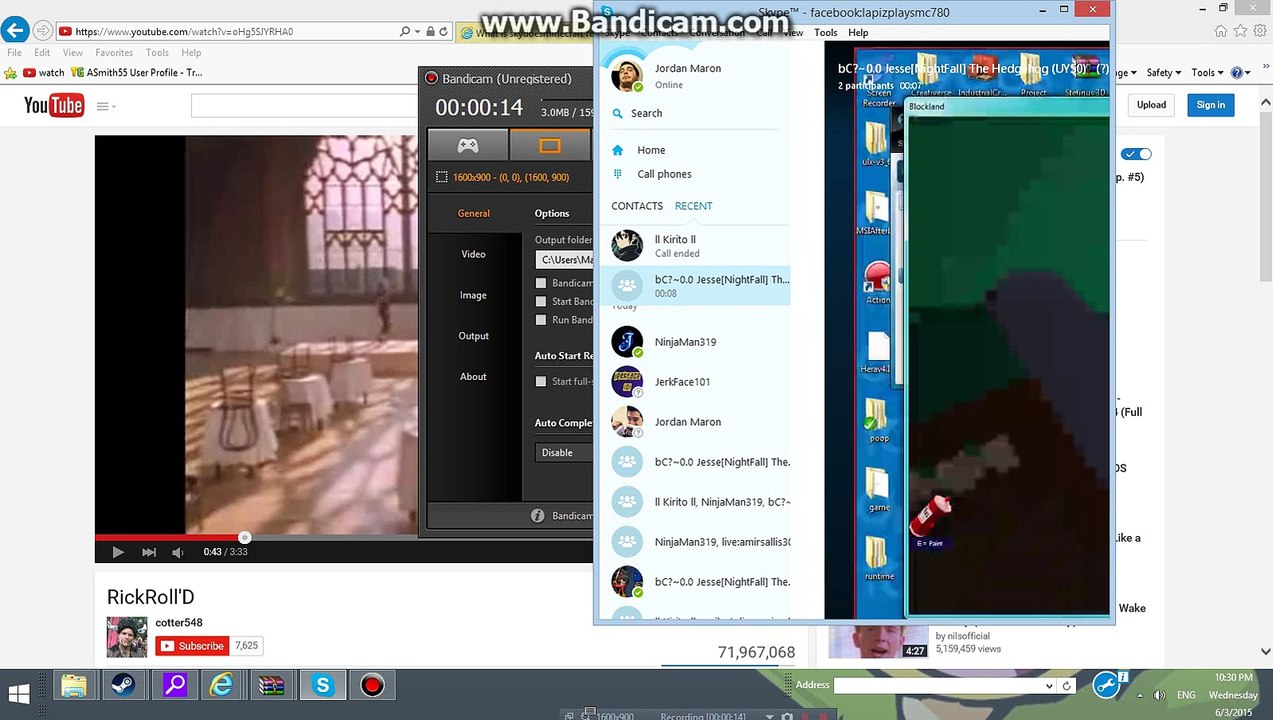 CaptainSparkelz Skype Troll