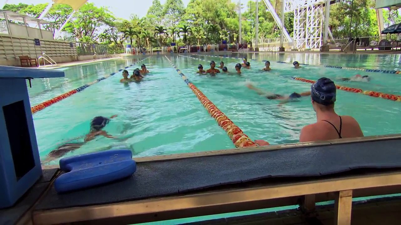 Missy Franklin swimming clinic in Kuala Lumpur