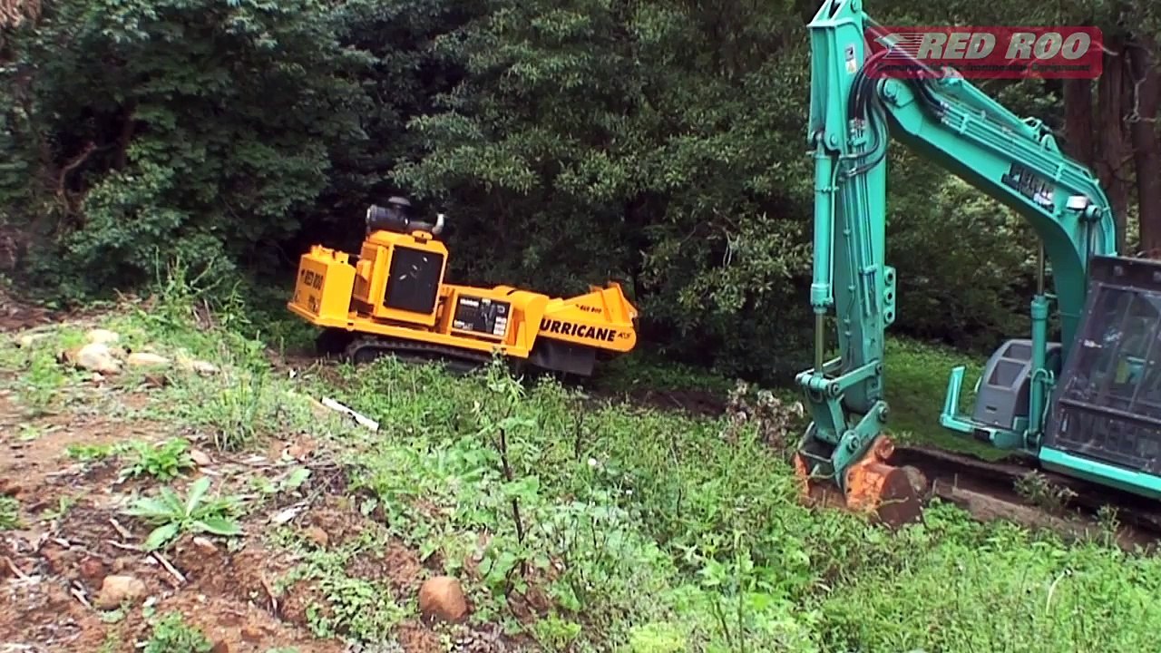 Red Roo: Tree Root Removal Red Roo Stumpgrinder