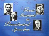 Great Moments in Presidential Speeches