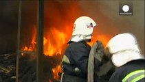 تبادل آتش میان جدایی طلبان و نیروهای دولتی در دونتسک اتش بس را به خطر انداخته است