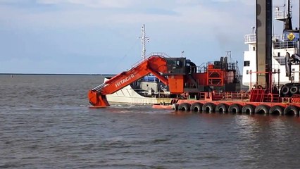 The deepening of the sea port of Liepaja.