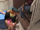 OMG!! Fun turned into Fall - Girl falls down the stairs accidentally
