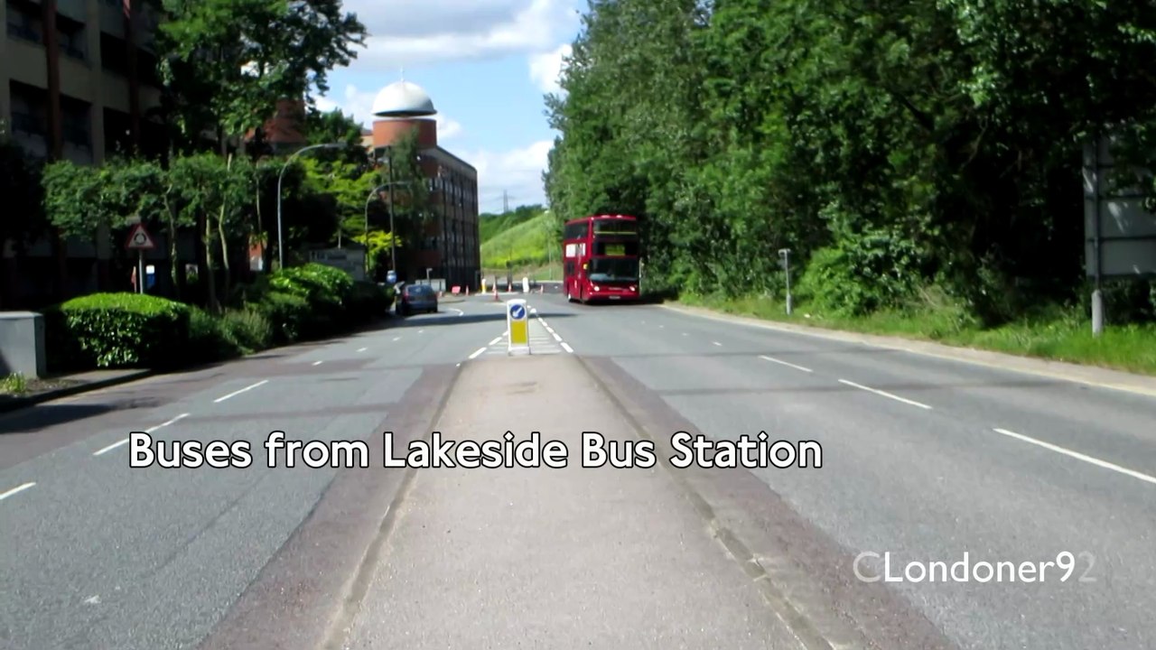 Buses at Lakeside Bus Station, Essex 3rd June 2015