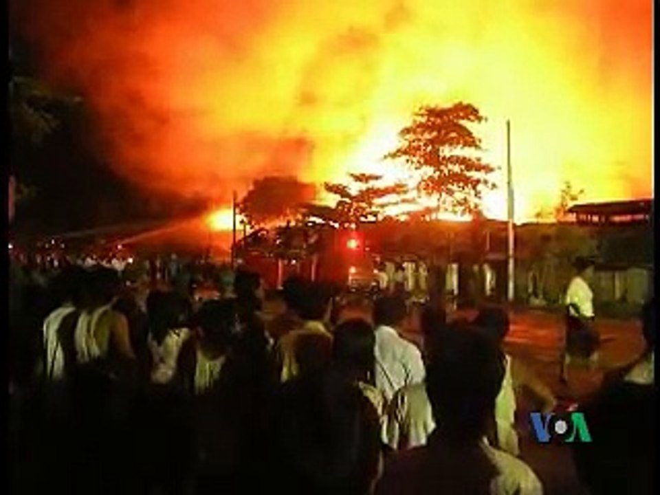 Suspicious Fires in Rangoon
