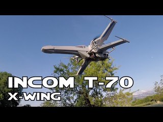 Un homme construit un Drone X-Wing