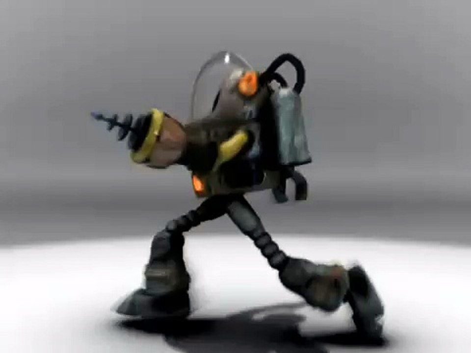 3D Robot Animation Test - Blender 3D