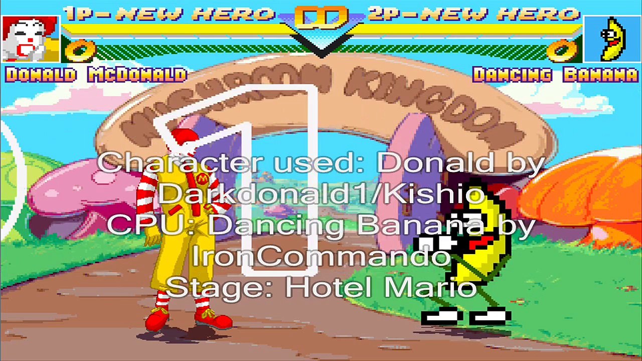 MUGEN- Donald vs Dancing Banana