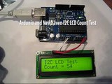 Arduino I2C Newhaven LCD Count Test