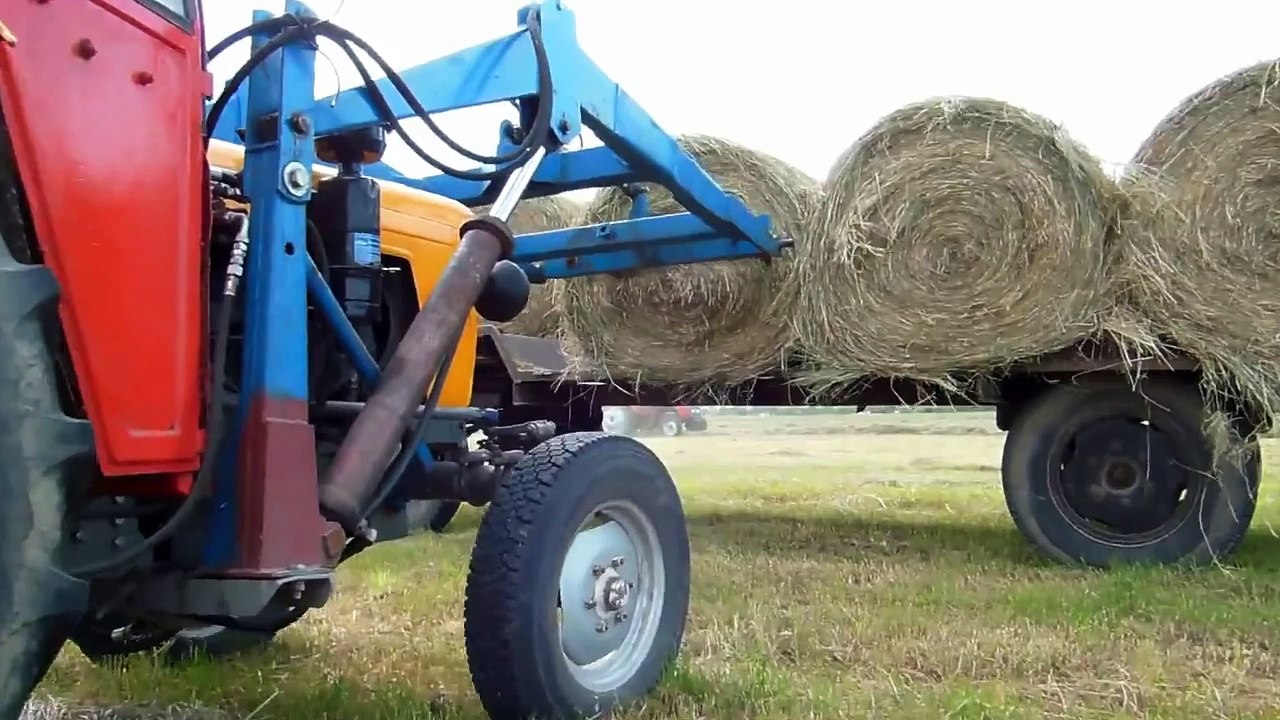 Sianokosy 2013 .:Ursus C-330:Ursus C-360:Massey Ferguson 590:Z-224:John Deere 550:.