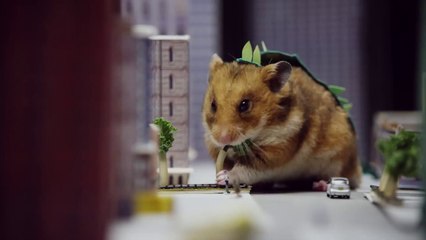 Un hamster transformé en Godzilla après avoir avalé un liquide mutagène