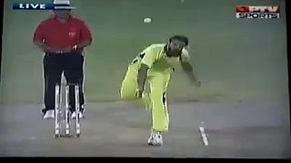 Hat trick ball of Shahid Afridi