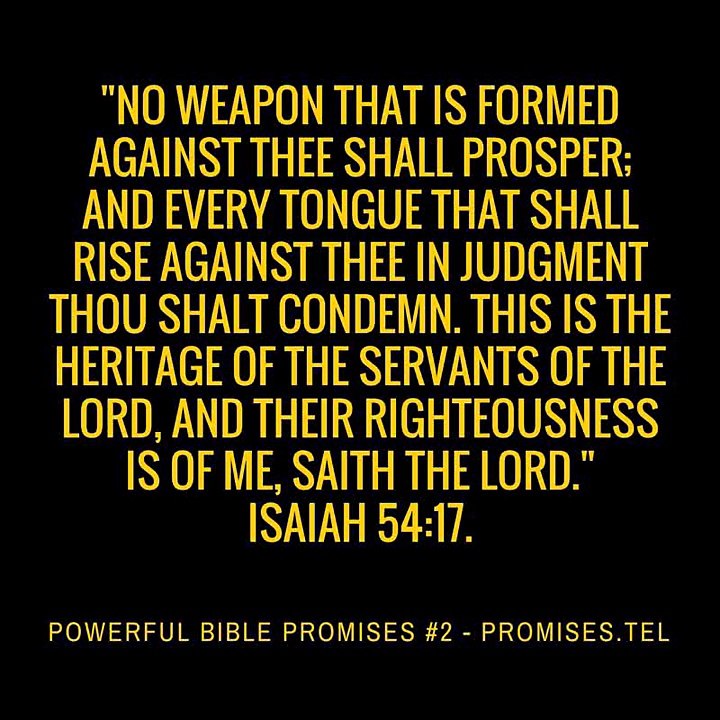 Powerful Bible Promises 2 - Isaiah 54:17 - Christian Video