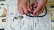 Tutorial come realizzare un bracciale elasticizzato in fettuccia con perle a foro largo