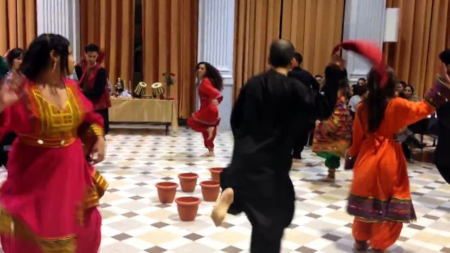 Beautiful Pashto attan song by Afghan Students in Canada