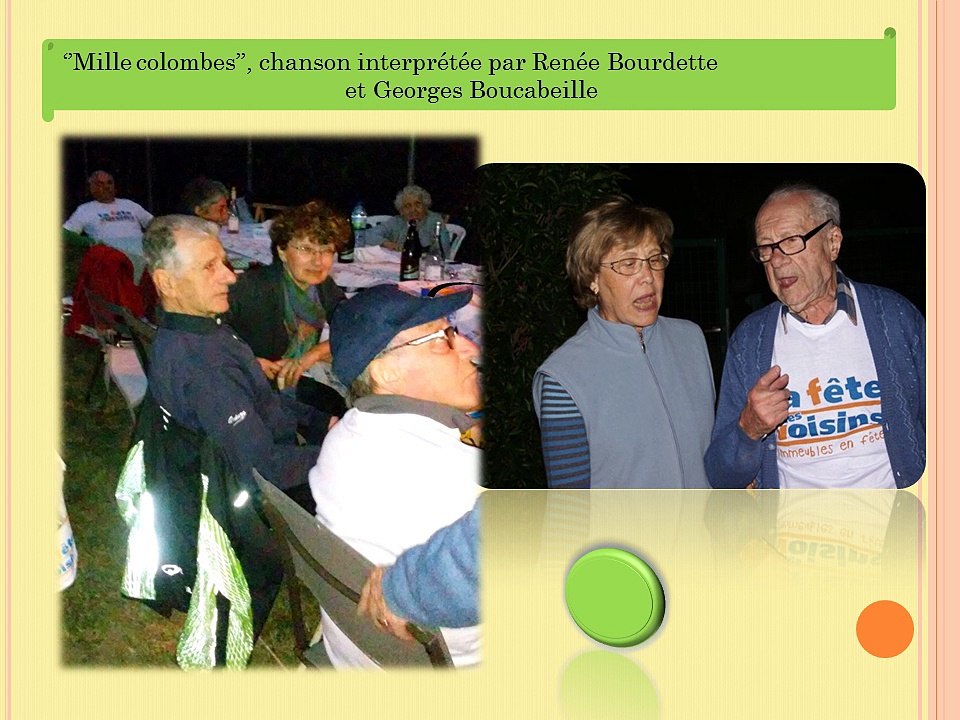 fête des voisins aux Castors.