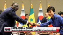 Korea, Senegal agree to cooperate in infrastructure, maritime affairs, agriculture