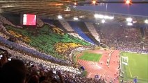 Greenpeace: blitz contro il nucleare allo stadio Olimpico, durante la finale di Coppa Italia