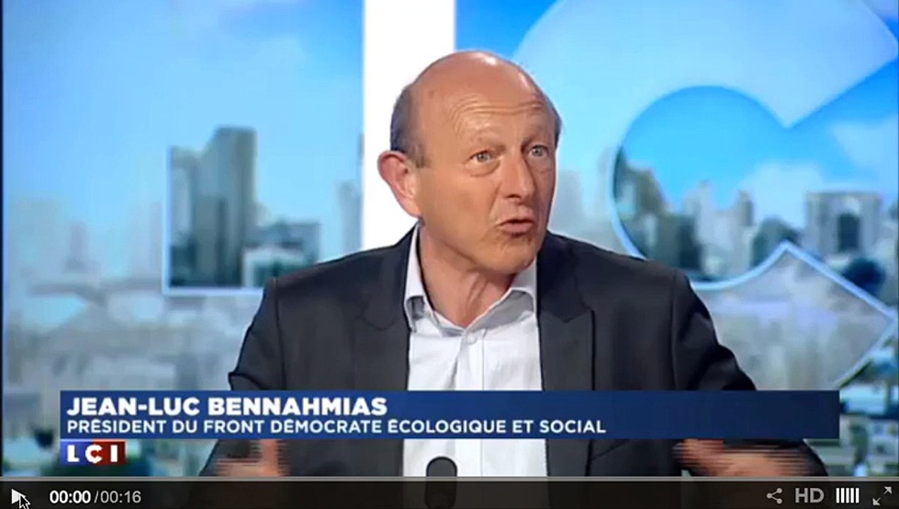 Jean Luc Bennahmias : "Le Front Démocrate est un parti laïque et républicain"