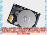 500GB 2.5 Inchs SATA HDD Hard Disk Drive for Toshiba Satellite A105-S4002 A105-S4374 A110-ST1111