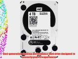 WD Black 4TB Performance Desktop Hard Drive: 3.5-inch SATA 6 Gb/s 7200 RPM 64MB Cache WD4003FZEX