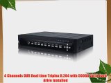 New 4 Channel Embedded Linux US411ZS D1 H.264 Network DVR With 500GB Hard Drive Real time True