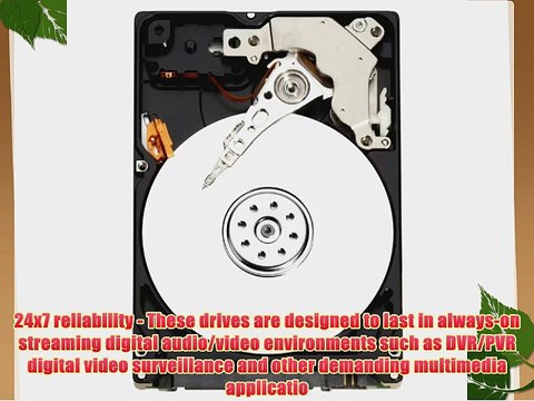 WD AV-25 500 GB AV Hard Drive: 2.5 Inch 5400 RPM SATA II 16 MB Cache - WD5000BUCT