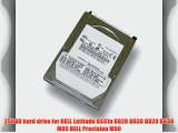 250GB hard drive for DELL Latitude D531n D620 D630 D820 D830 M65 DELL Precision M90