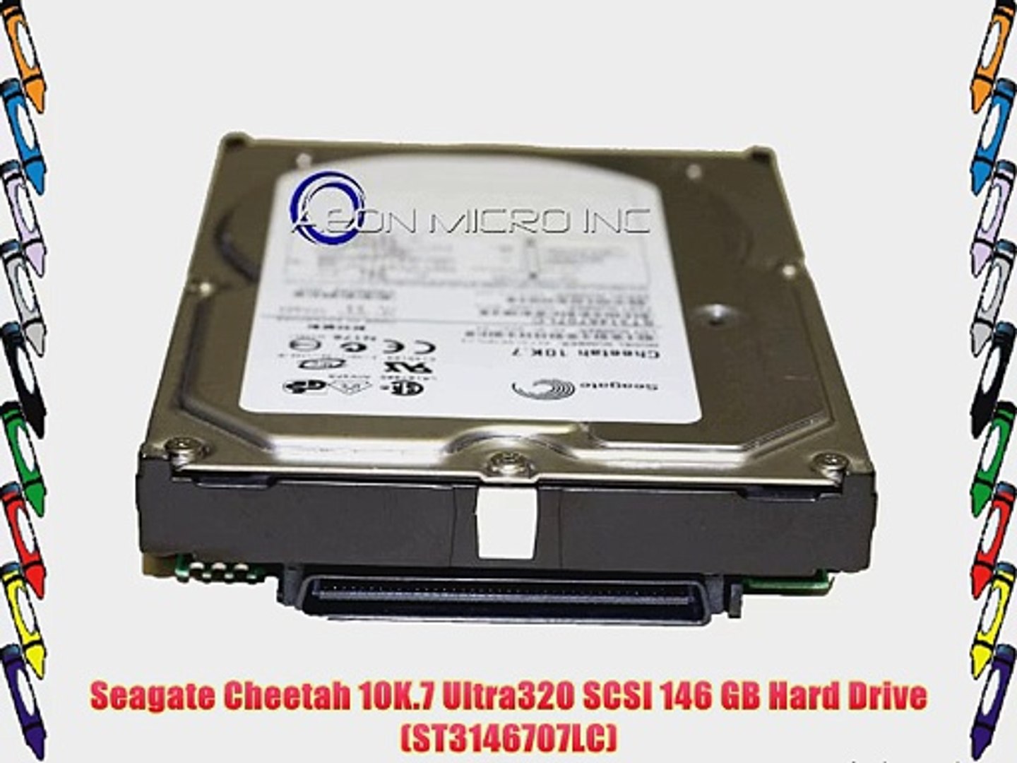 Seagate Cheetah 10K.7 Ultra320 SCSI 146 GB Hard Drive (ST3146707LC) - video  Dailymotion