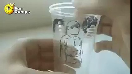 Bardakla Yaratıcı Bir Çalışma