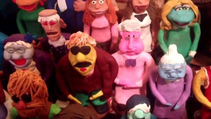 Home made clay Muppets! Custom hand made muppet action figures/ display statues.