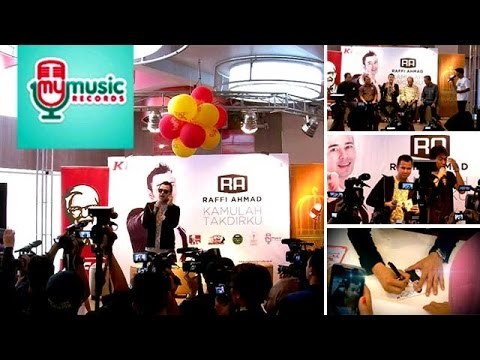 Launching Album Raffi Ahmad - Kamulah Takdirku di KFC