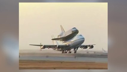 Voici l'avion qui a transporté le "Nasa Space Shuttle" - Boeing 747