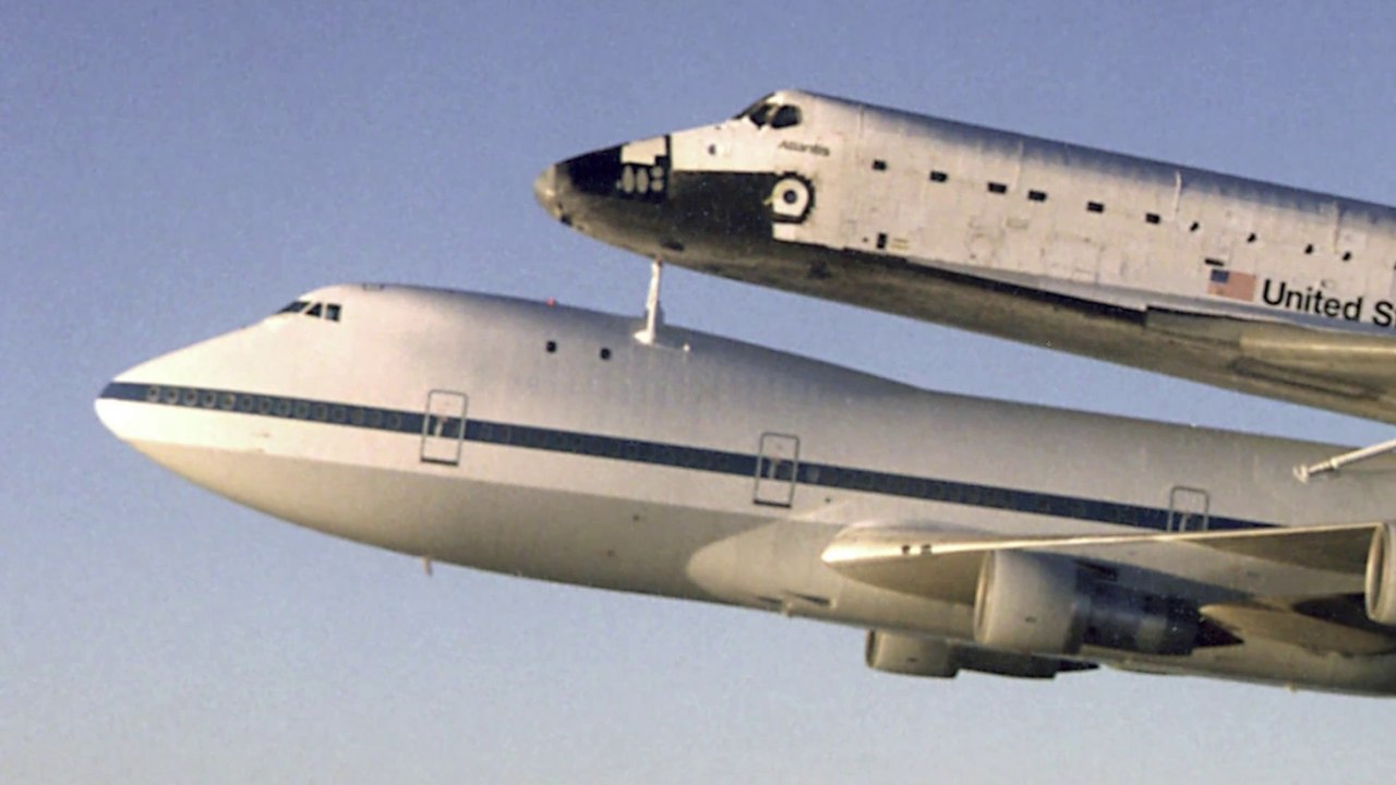 A tour of the 747 that carried the Nasa Space Shuttle