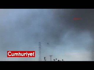 Silivri'de fabrika yangını