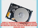 320GB 2.5 Sata Hard Drive Disk Hdd for HP Pavilion A1Z90UA A7G83UA DM3-1126AX DV2-1019AX DV2098EA